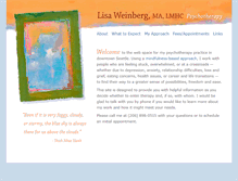 Tablet Screenshot of lisaweinberg.net